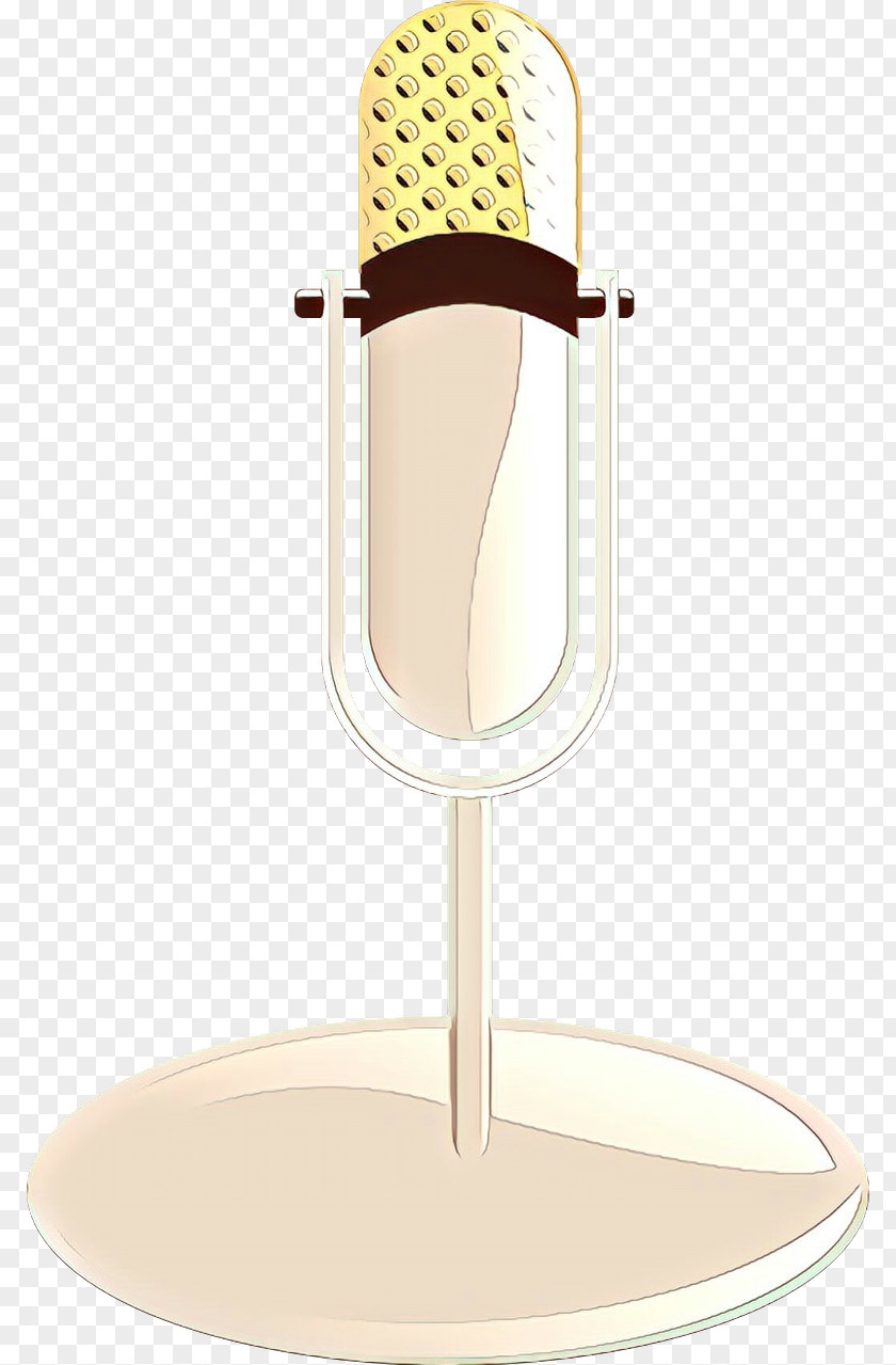 Beige Audio Equipment Microphone Cartoon PNG