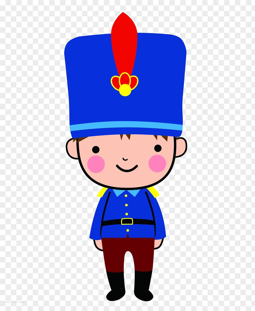 Blue Soldier United Kingdom Cartoon PNG