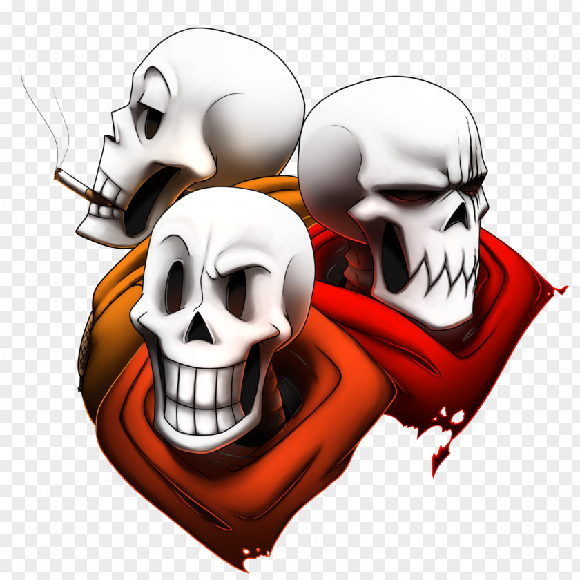 Fan Art Skull PAPYRUS PNG