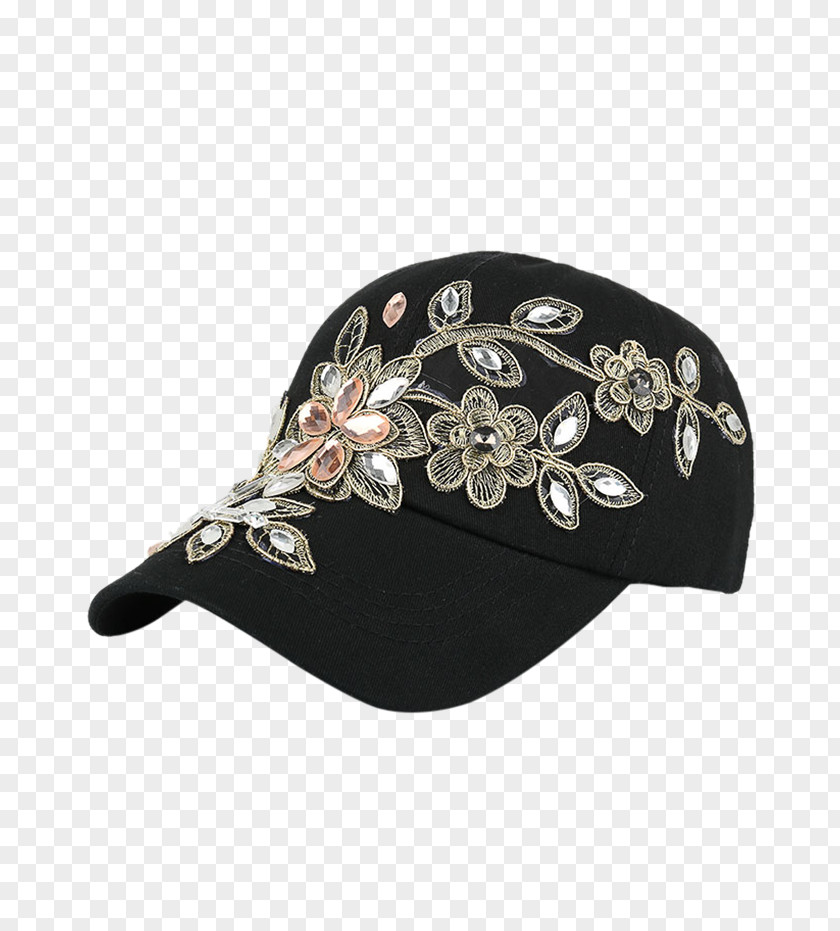 Floral Bling Purses Baseball Cap Embroidery Hat Newsboy PNG