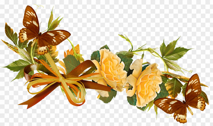 Autumn Flower Clip Art PNG