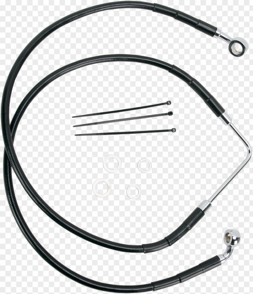 Car Braided Stainless Steel Brake Lines PNG