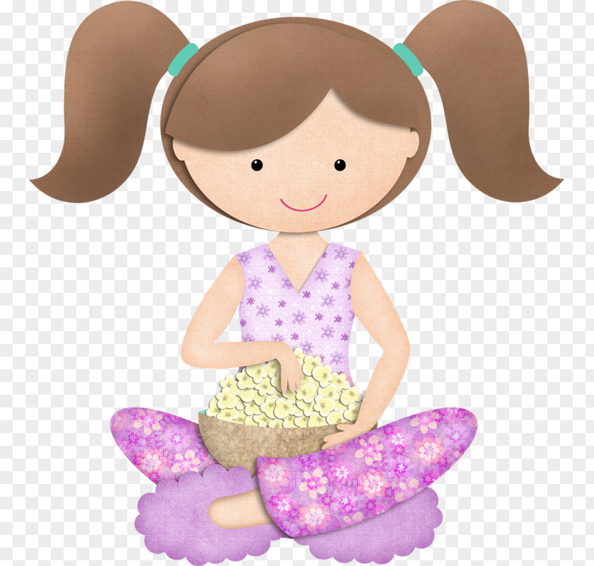 Doll Sleepover Pajamas Party Clip Art PNG