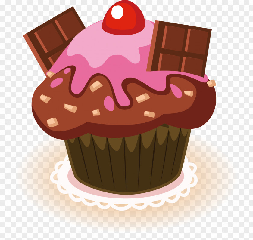 Lovely Cake Cupcake Chocolate Muffin Chicago Requiem PNG