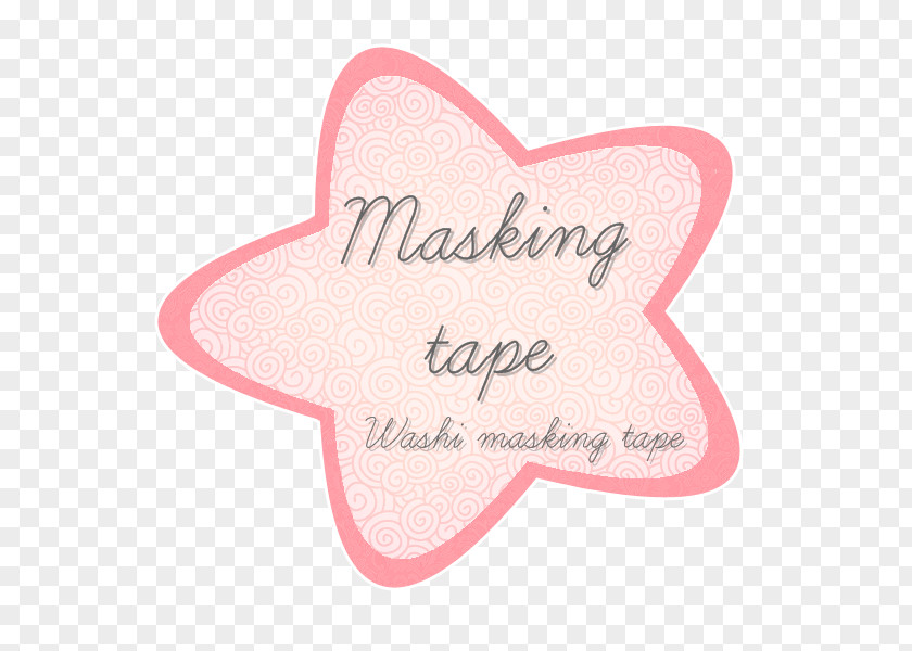 Washi Tape Pink M RTV Font PNG