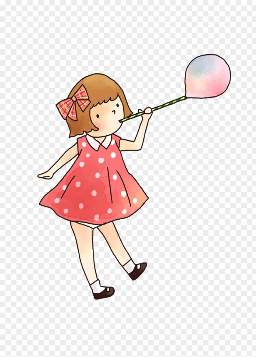 Blowing Bubbles Cartoon Clip Art PNG