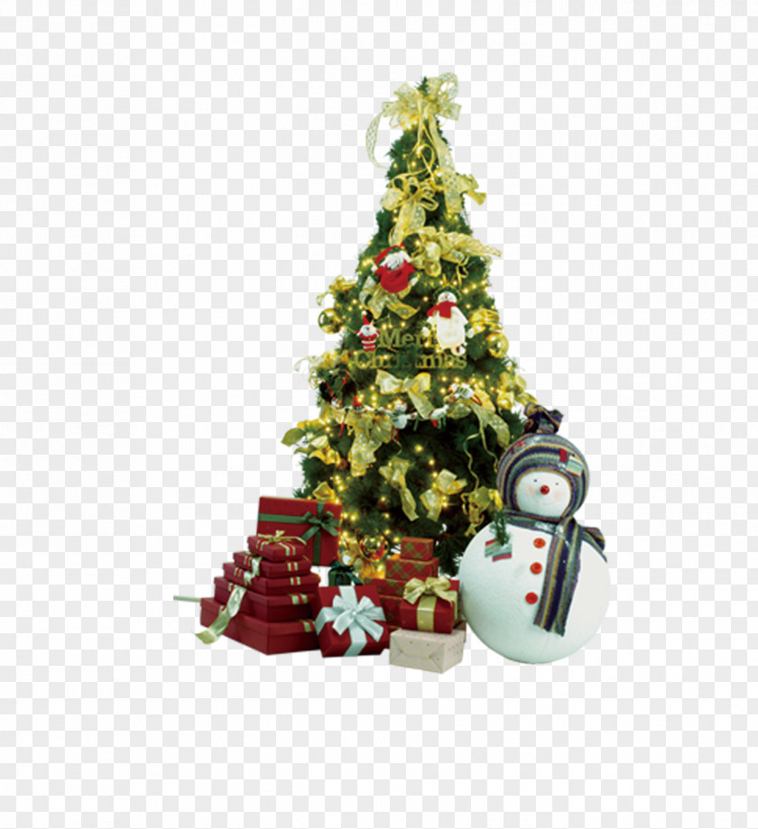 Christmas Snow Man Tree Chinese New Year Gratis PNG