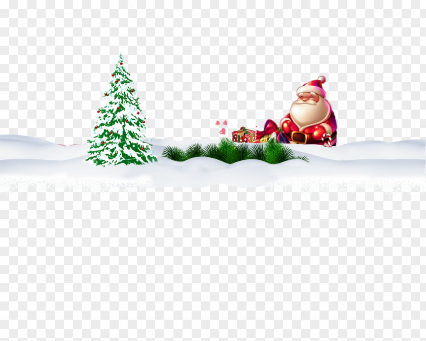 Free Christmas Buckle Material Tree Santa Claus Gift PNG
