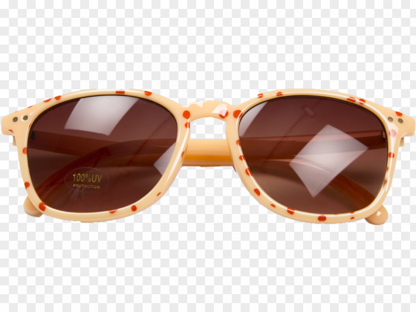 Sunglasses Goggles Brown Caramel Color PNG