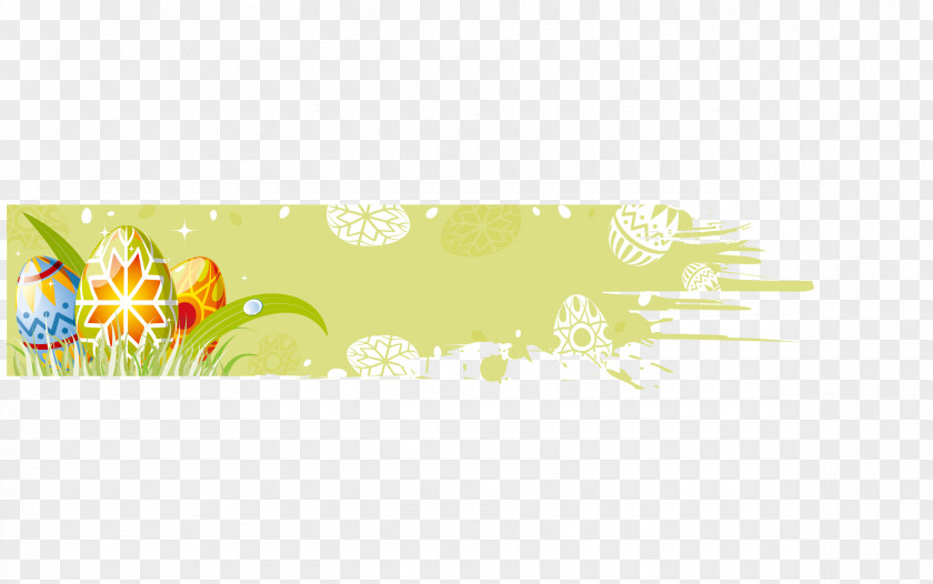 Vector Green Background Easter Ink Pattern PNG