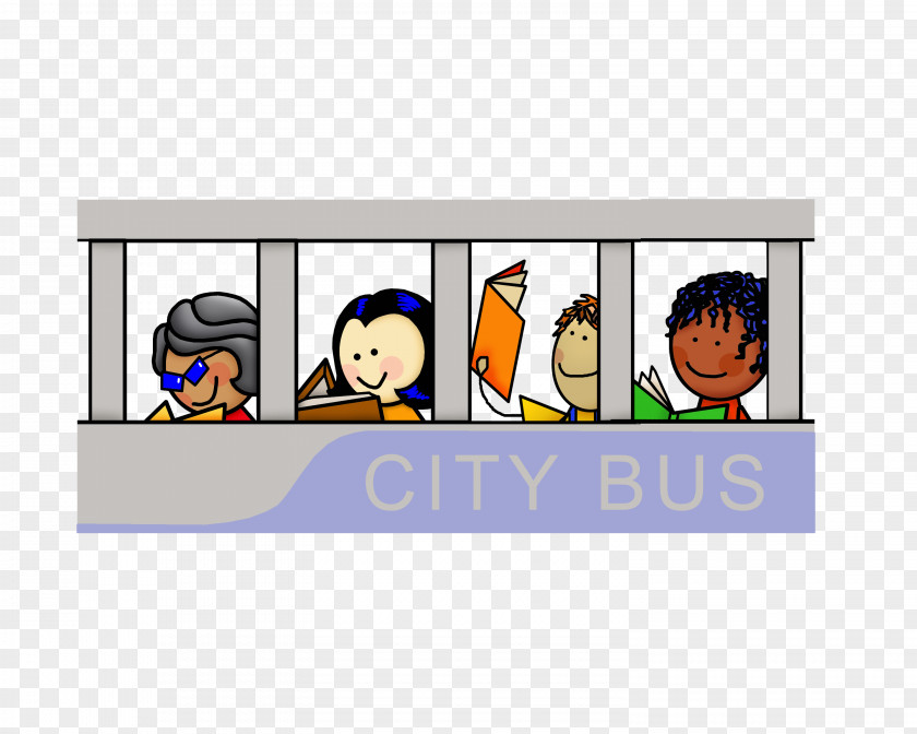 Bus Library Librarian Clip Art PNG