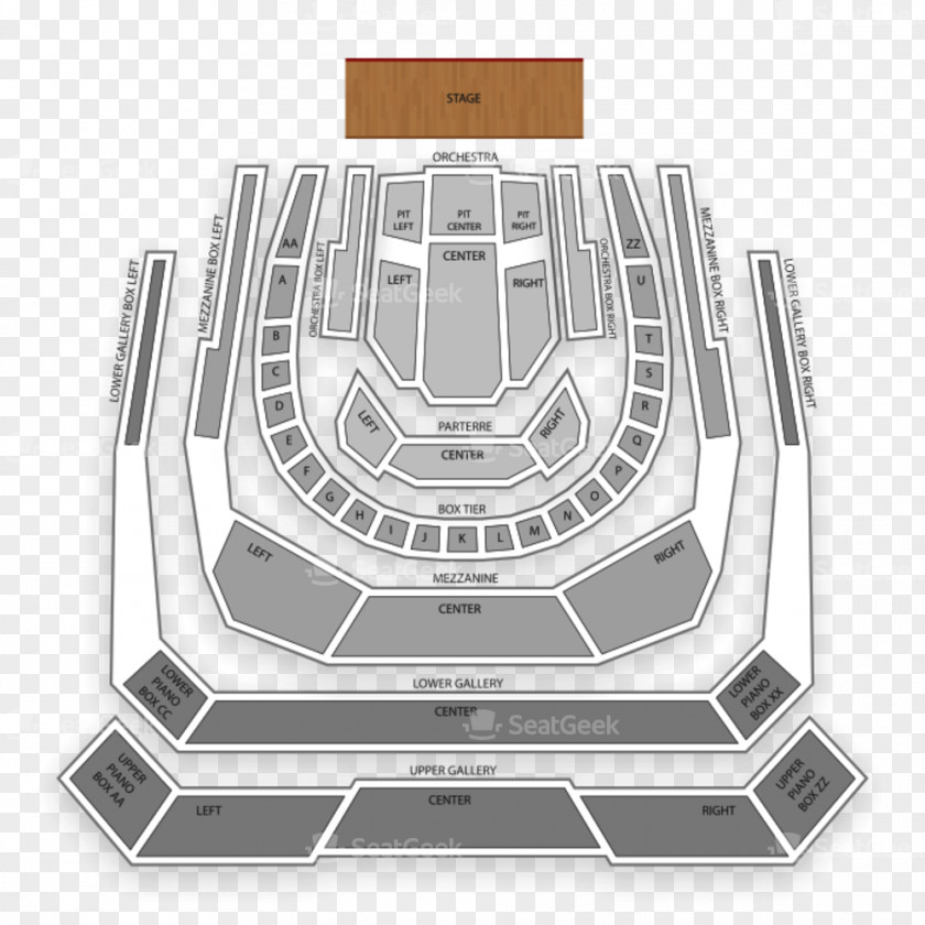 Concert Hall Bass Performance Aircraft Seat Map Theatre Seating Plan PNG