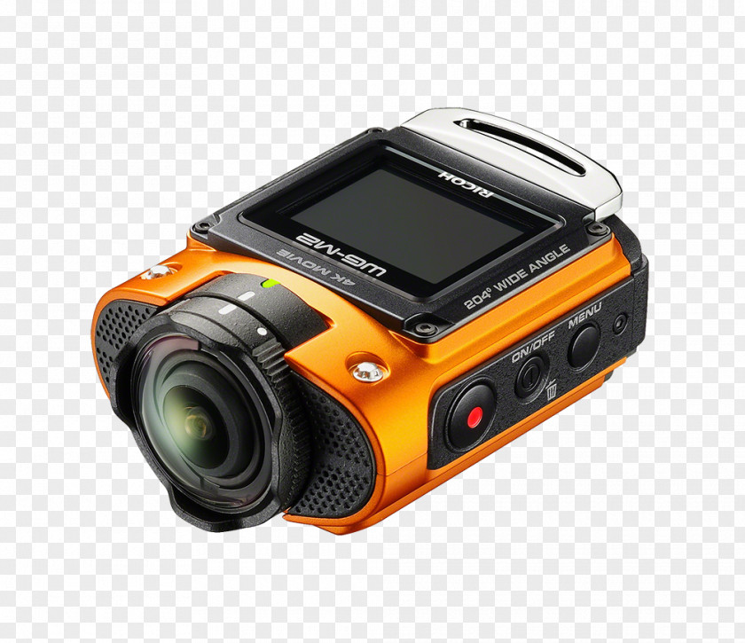 Gopro Cameras Pentax K200D Action Camera Ricoh 4K Resolution PNG