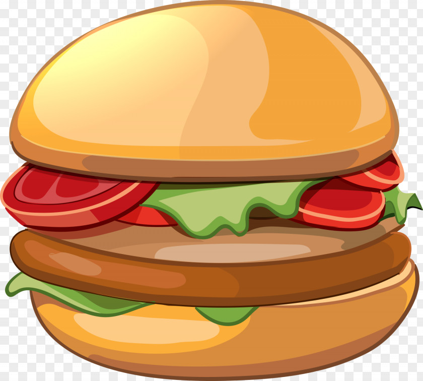 Hambach Castle Cheeseburger Hamburger French Fries Illustration Veggie Burger PNG