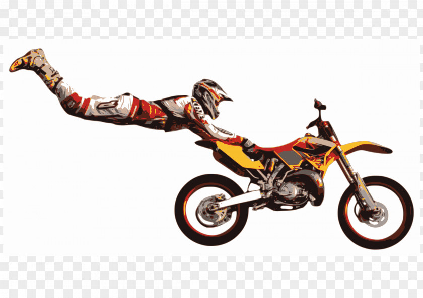 Motorcycle Stunt Riding Bicycle Motocross PNG