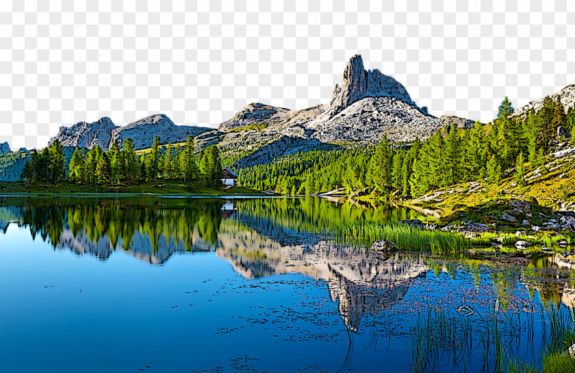 Nature Reserve Wilderness Reflection Natural Landscape Water Resources PNG