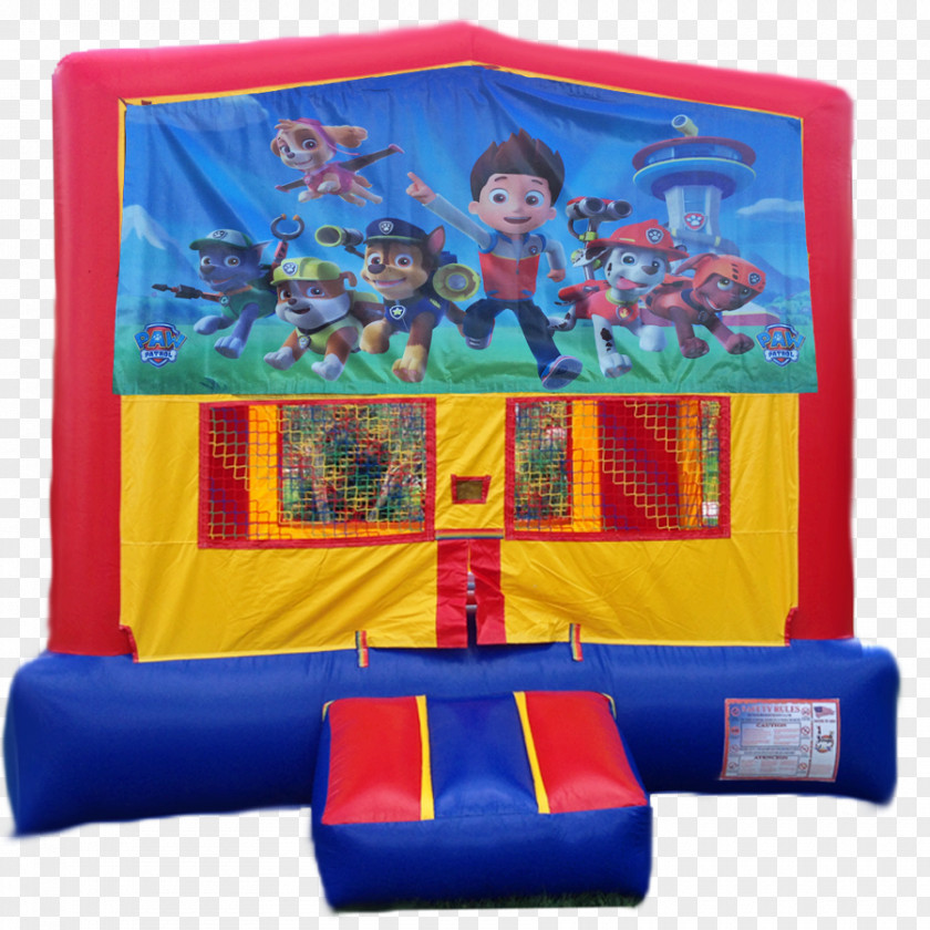 Paw Patrol House[] Inflatable Bouncers Castle Wappingers Falls Party PNG