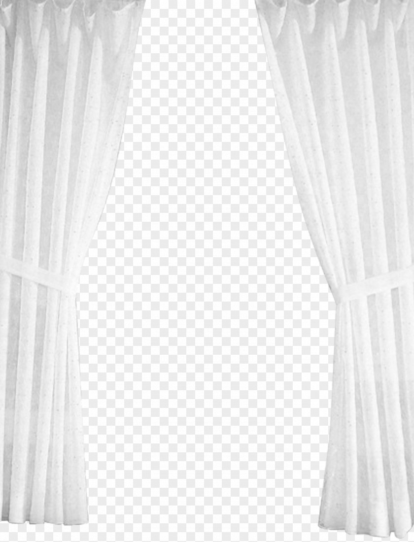 White Pull Away Curtain Curtains PNG