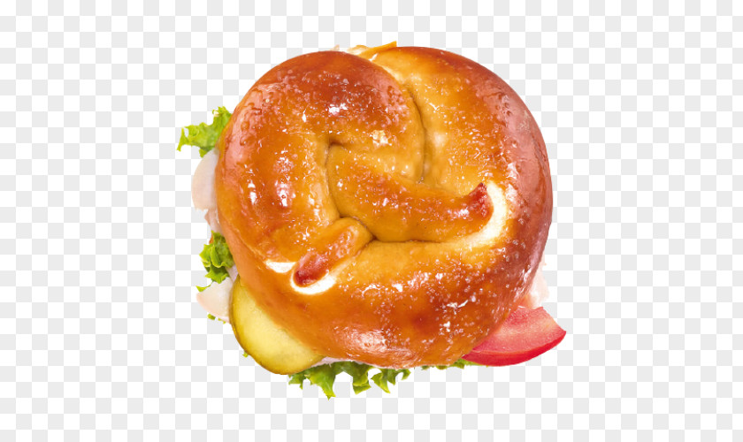 Bagel Lye Roll Pretzel Breakfast Sandwich Ham PNG