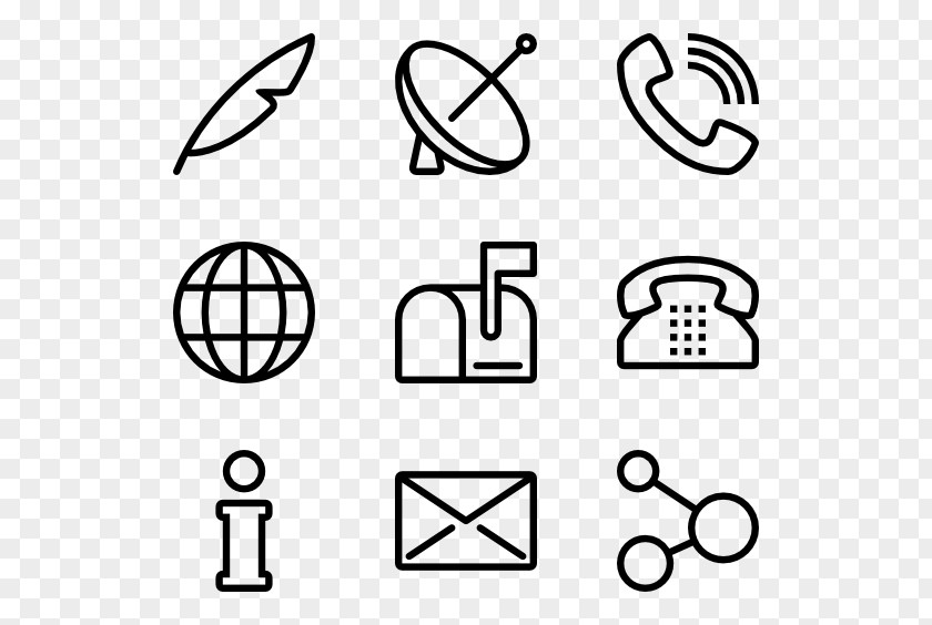 COMMUNICATION Icons Symbol Clip Art PNG