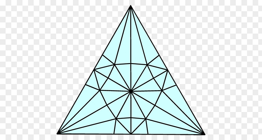 Fractal Geometry Barycentric Subdivision Triangle Symmetry Self-similarity PNG