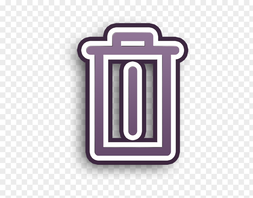 General UI Icon Trush Interface PNG