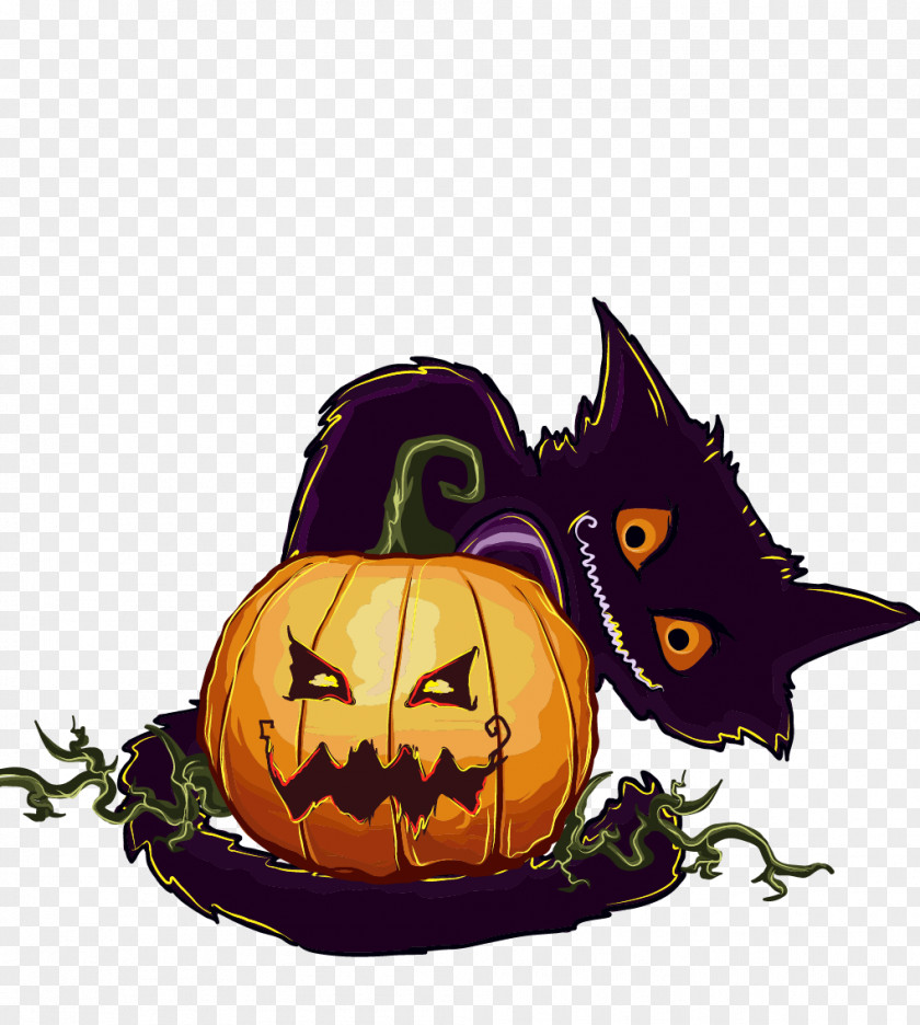 Halloween Jack-o'-lantern Pumpkin Clip Art PNG