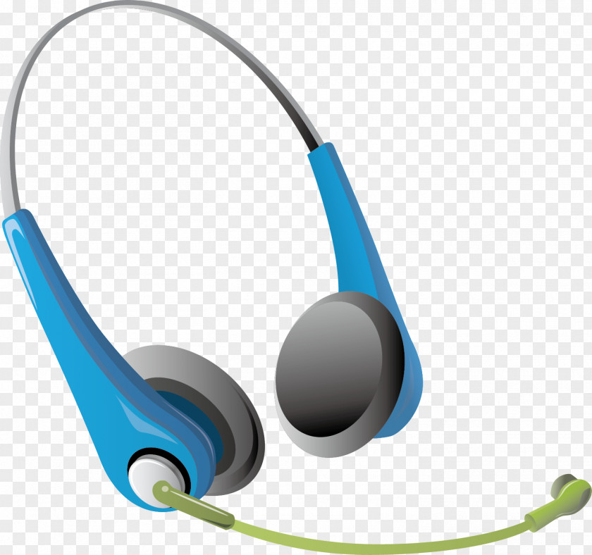 Vector Material Headphones Microphone Headset PNG