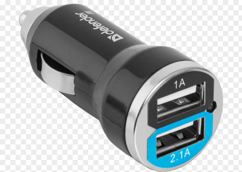 Car Adapter Battery Charger USB Defender PNG