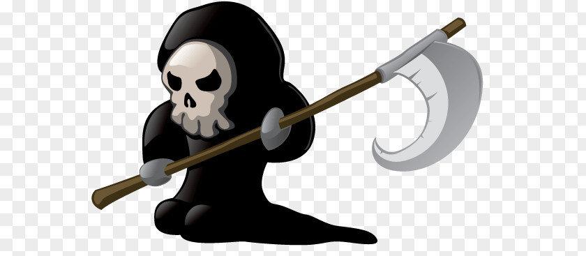Death Reaper Thanatos Scythe Cryptocurrency PNG