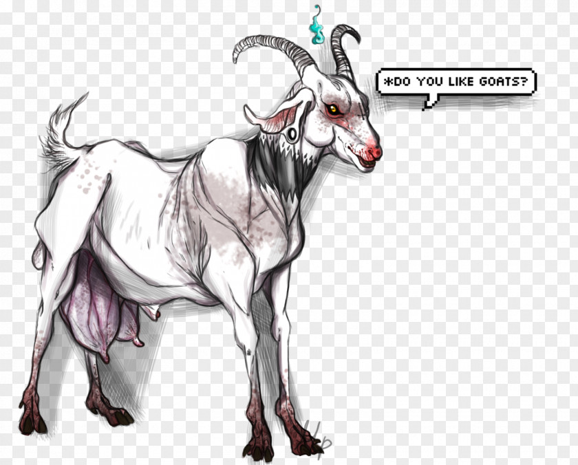 Goat Drawing Demon Cattle Sheep PNG