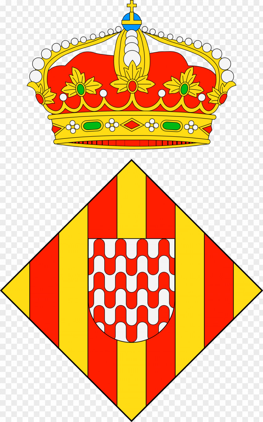Gold Crown Les Borges Blanques Girona Barcelona Coat Of Arms Escudo De Gerona PNG