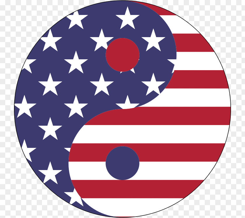 Strokes Yin And Yang Flag Of The United States Symbol Clip Art PNG