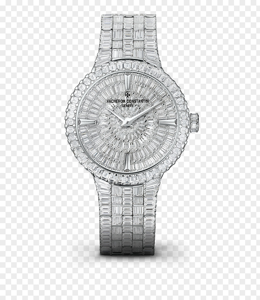 Vacheron Constantin Watches Silver Female Form Watch Jewellery Horology Clock PNG