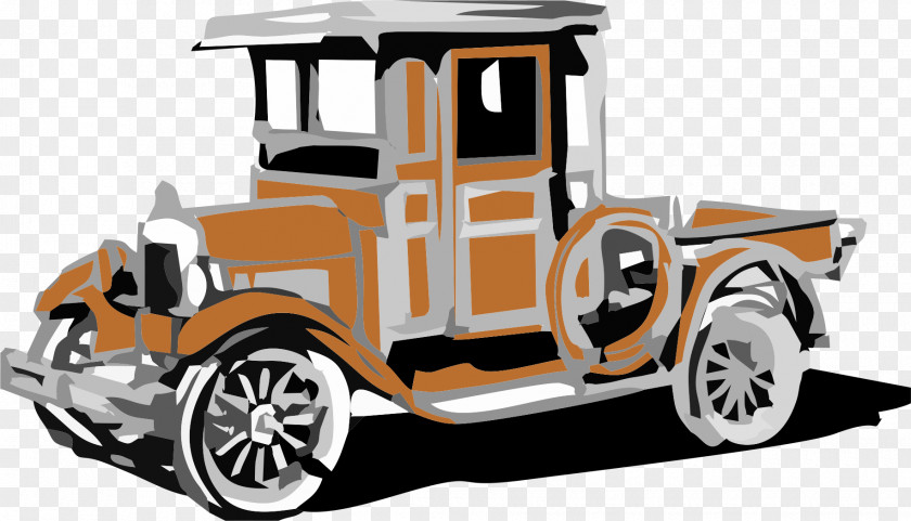Vector Classic Cars Vintage Car Ford Model T Drawing PNG