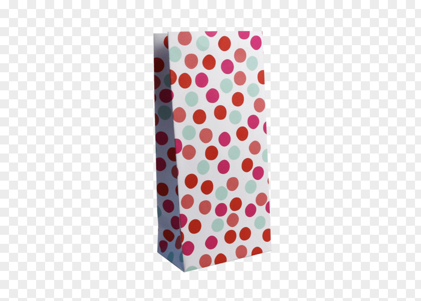Kraft Paper Polka Dot Magenta Rectangle Pattern PNG