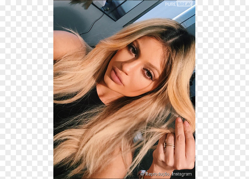 Kylie Jenner Blond Keeping Up With The Kardashians Hair Coloring Human Color PNG