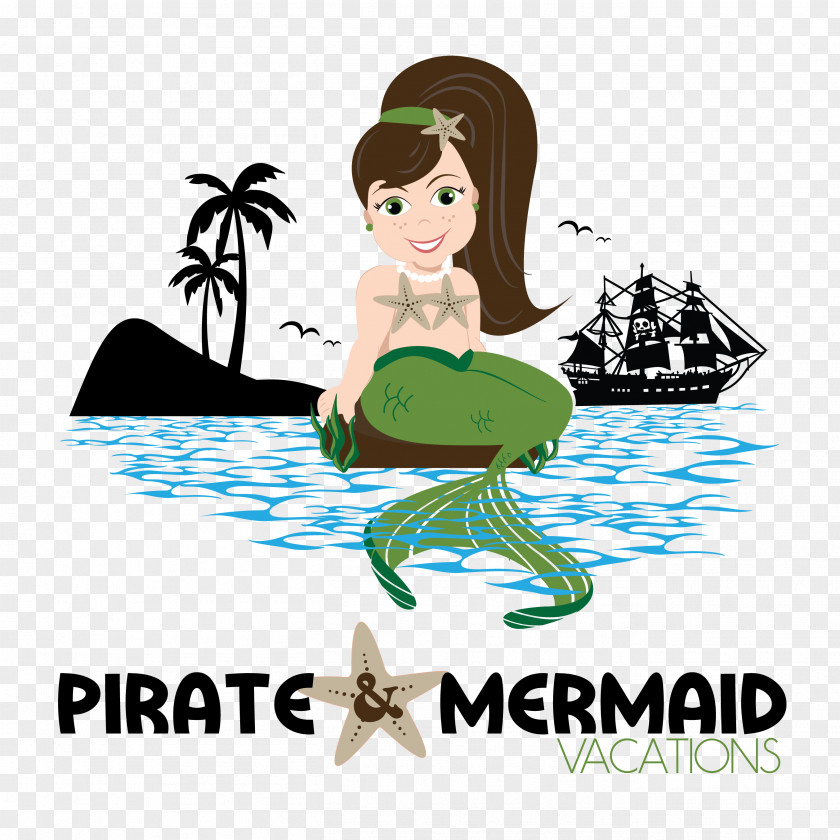 Mermaid Pirate And Vacations Piracy Clip Art PNG