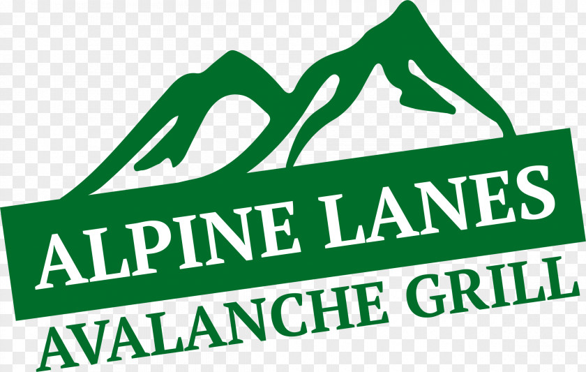 Bowling Alley Alpine Lanes And Avalanche Grill Logo Brand PNG