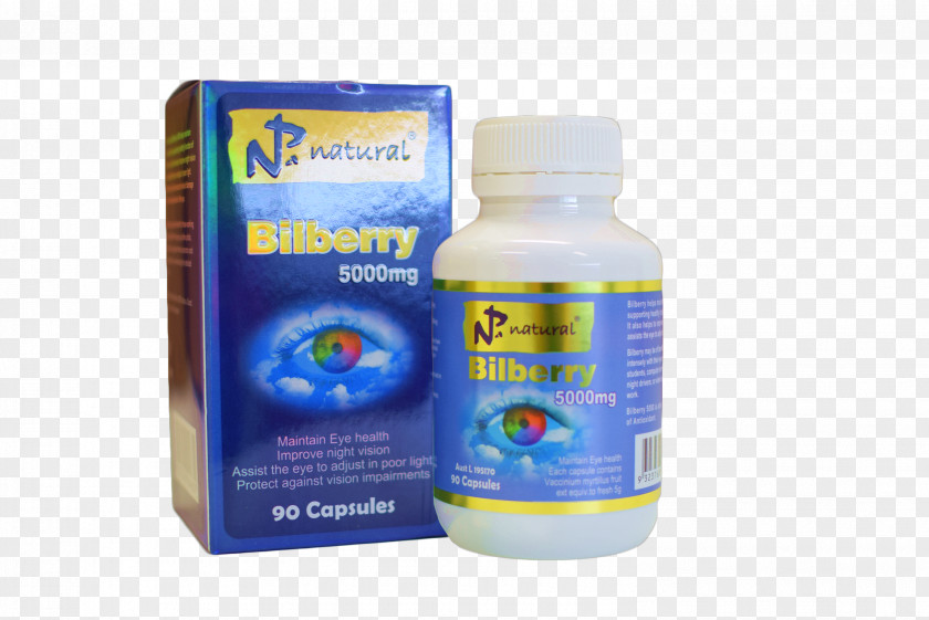 Eye Bilberry Antioxidant Dietary Supplement European Blueberry PNG