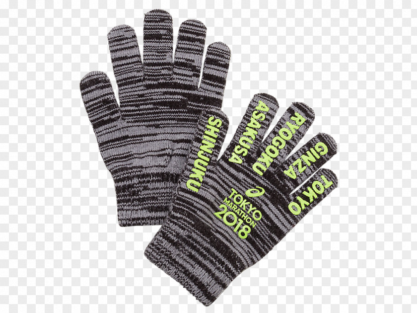 Marathon ASICS 2018 Tokyo Bicycle Glove PNG