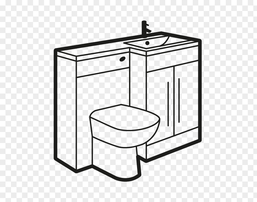 Modern Bathroom Table Sink-toilet PNG