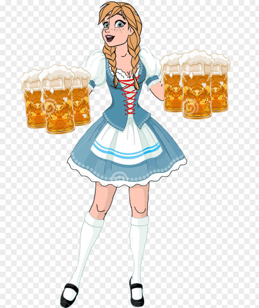 Oktoberfest Beer Cartoon PNG
