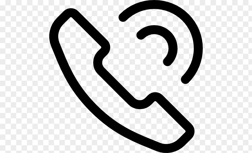 Phone Call Line White Clip Art PNG