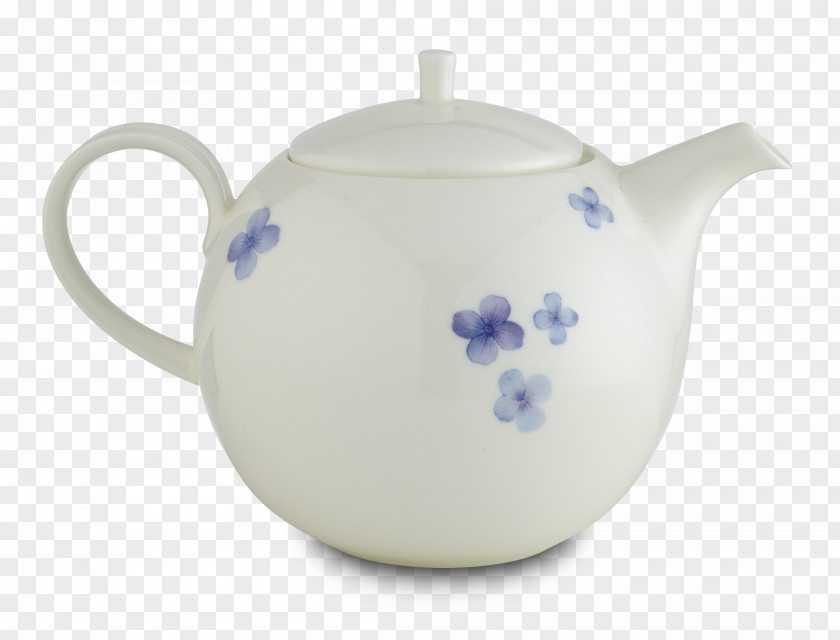 Scattered Petals Jug Ceramic Pottery Teapot Kettle PNG