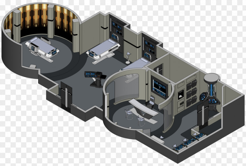 Star Trek: The Role Playing Game Starship Enterprise Isometric Projection Drawing PNG