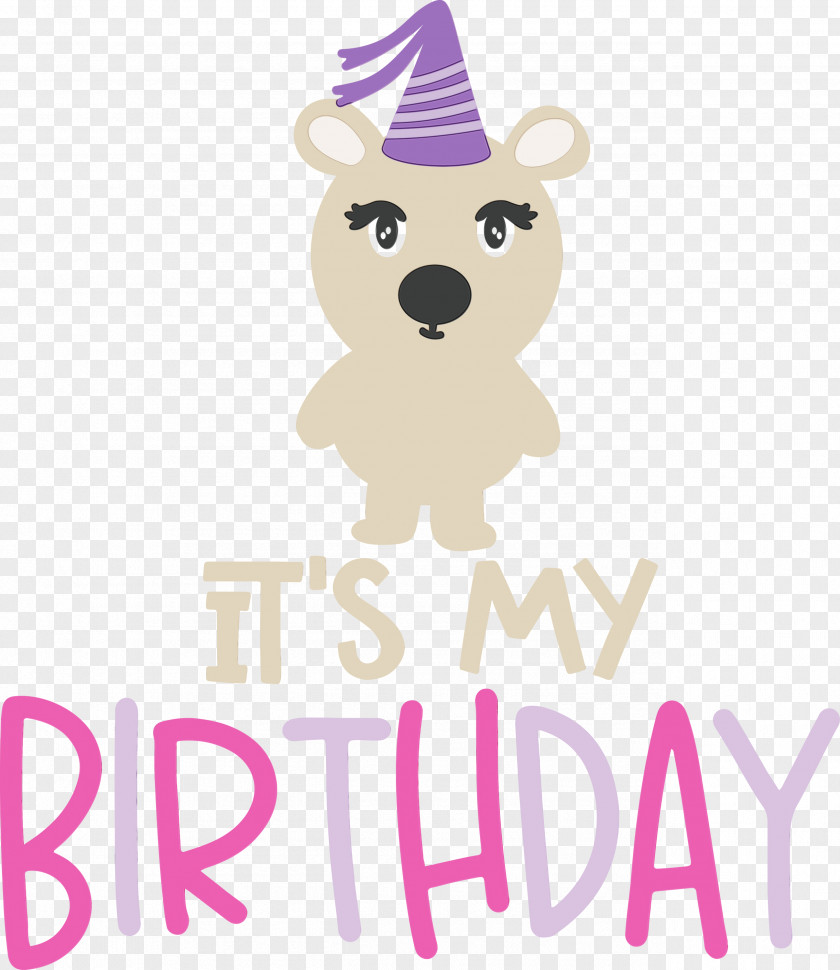 Birthday Icon Typography PNG
