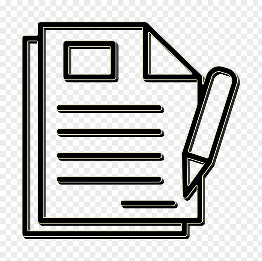 Coloring Book Document Icon Contract Business And Finance PNG