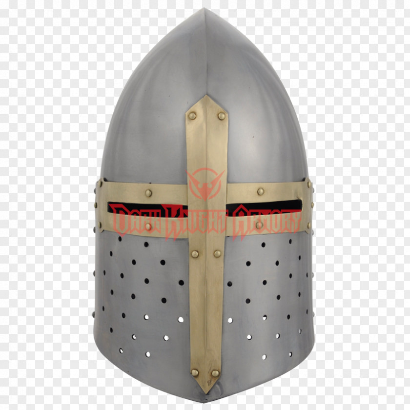 Medieval Middle Ages Crusades Great Helm Knight Helmet PNG