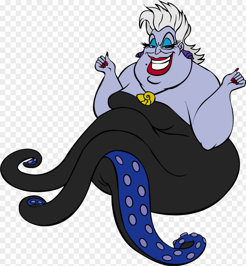 Mermaid Ursula Ariel The Little Villain PNG